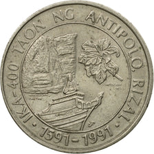 Coin, Philippines, Piso, 1991, EF(40-45), Copper-nickel, KM:257