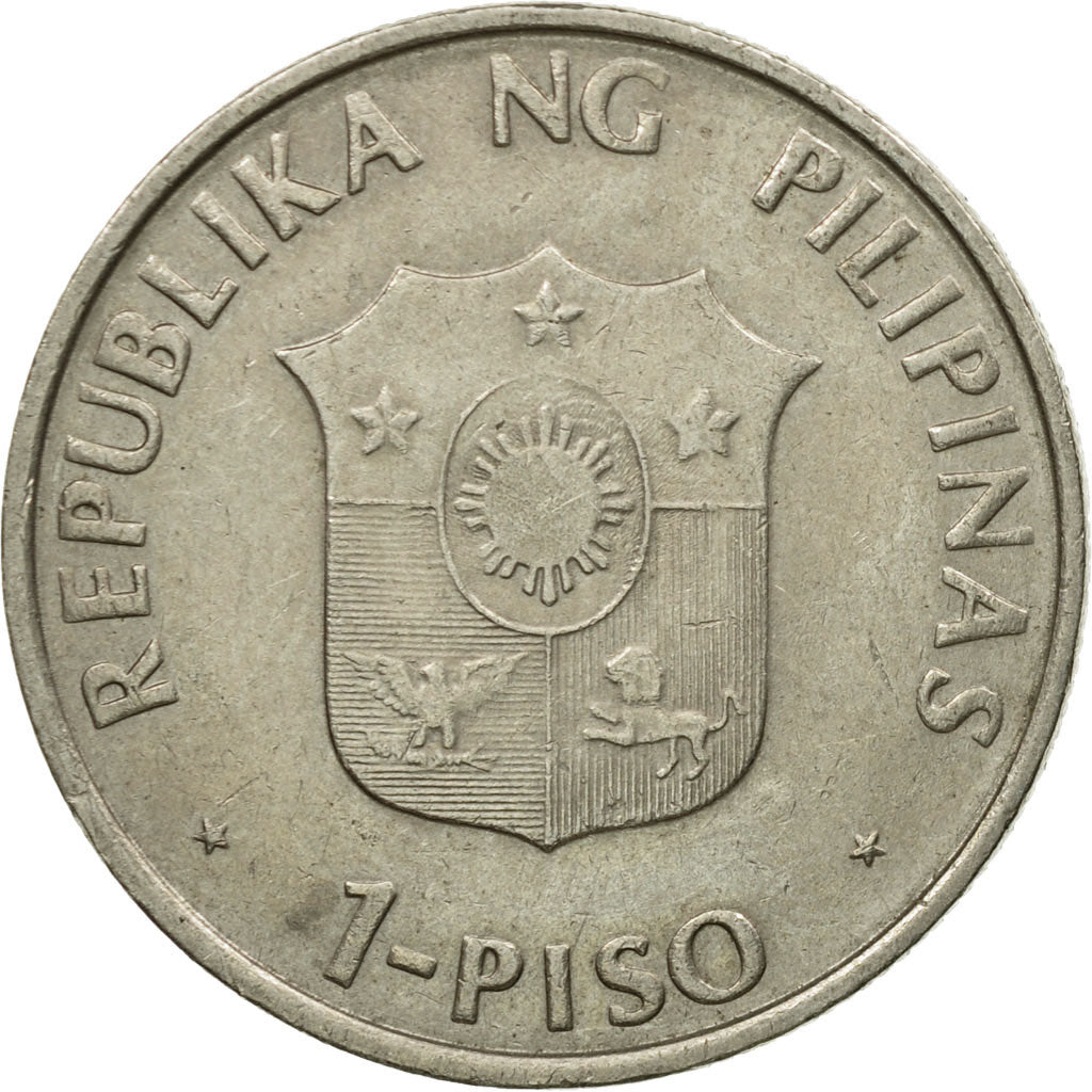 Coin, Philippines, Piso, 1991, EF(40-45), Copper-nickel, KM:257