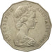 Monnaie, Australie, Elizabeth II, 50 Cents, 1980, TTB, Copper-nickel, KM:68