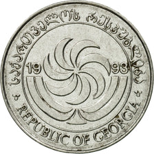 Coin, Georgia, 5 Thetri, 1993, EF(40-45), Stainless Steel, KM:78