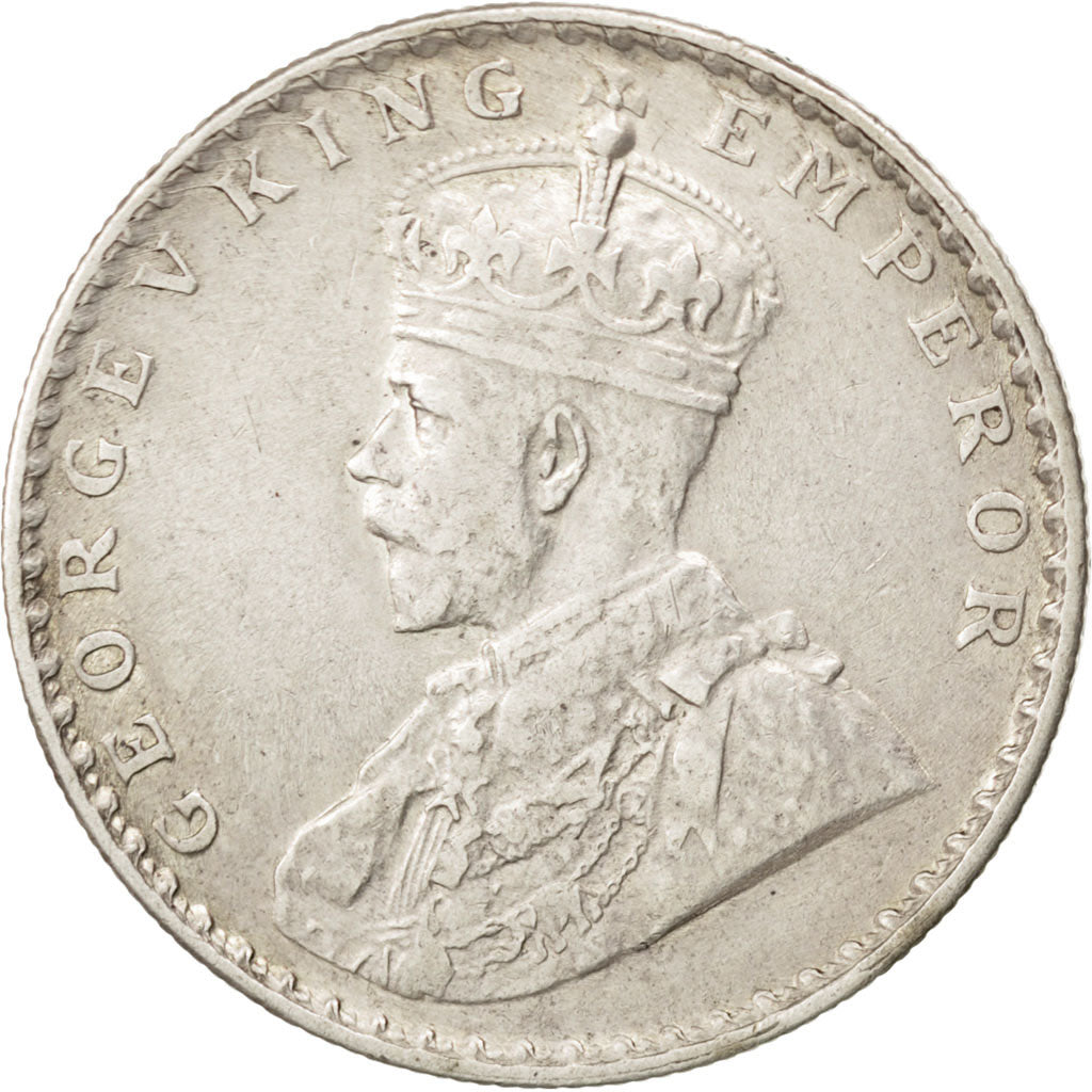 INDIA-BRITISH, Rupee, 1912, KM #524, EF(40-45), Silver, 11.60