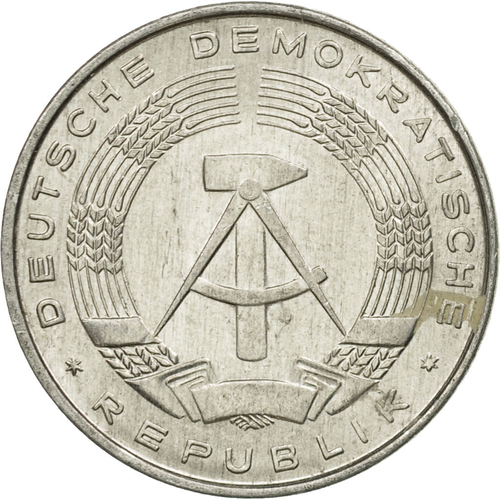 Coin, GERMAN-DEMOCRATIC REPUBLIC, 10 Pfennig, 1972, Berlin, EF(40-45), Aluminum