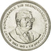 Coin, Mauritius, 1/2 Rupee, 1987, AU(55-58), Nickel plated steel, KM:54