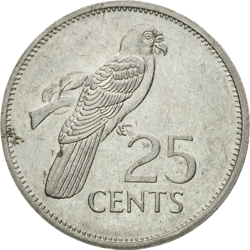 Monnaie, Seychelles, 25 Cents, 1993, Pobjoy Mint, TTB, Nickel Clad Steel, KM:49a