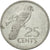 Munten, Seychellen, 25 Cents, 1993, Pobjoy Mint, ZF, Nickel Clad Steel, KM:49a