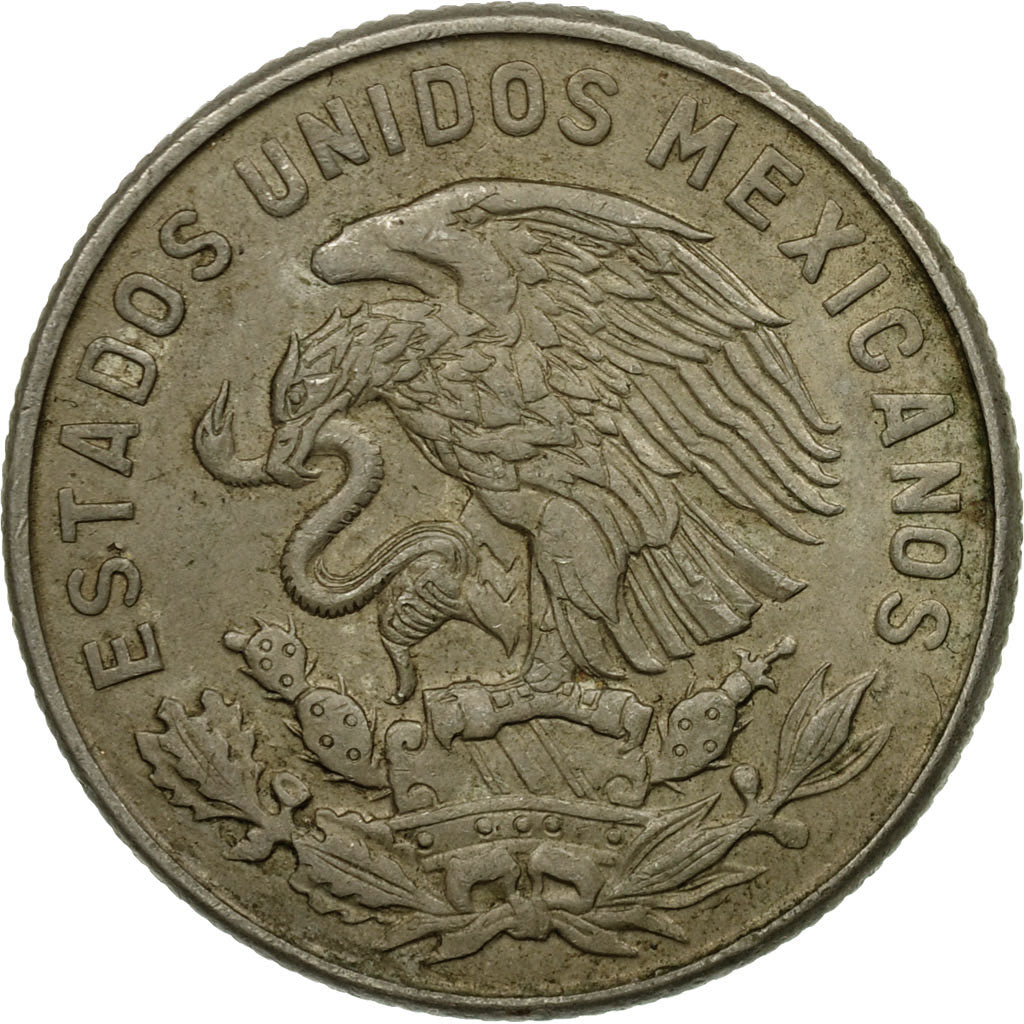Moneda, México, 50 Centavos, 1968, Mexico City, MBC, Cobre - níquel, KM:451