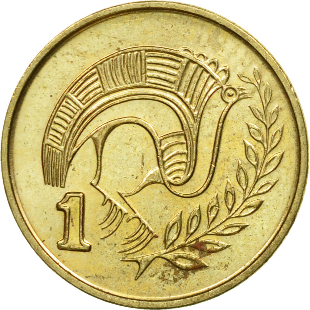 Coin, Cyprus, Cent, 1998, EF(40-45), Nickel-brass, KM:53.3