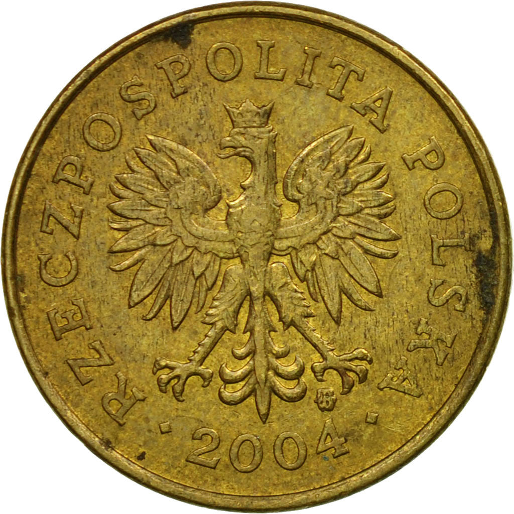 Coin, Poland, 2 Grosze, 2004, Warsaw, EF(40-45), Brass, KM:277
