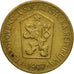 Coin, Czechoslovakia, Koruna, 1977, EF(40-45), Aluminum-Bronze, KM:50