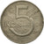 Moneda, Checoslovaquia, 5 Korun, 1968, MBC, Cobre - níquel, KM:60