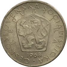 Coin, Czechoslovakia, 5 Korun, 1968, EF(40-45), Copper-nickel, KM:60