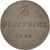 Moneda, Estados italianos, TUSCANY, Leopold II, 3 Quattrini, 1846, MBC+, Cobre