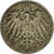Moneda, ALEMANIA - IMPERIO, Wilhelm II, 10 Pfennig, 1900, Karlsruhe, BC+, Cobre