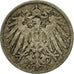 Moneda, ALEMANIA - IMPERIO, Wilhelm II, 10 Pfennig, 1900, Karlsruhe, BC+, Cobre