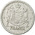 Moneda, Mónaco, Louis II, 2 Francs, 1943, Poissy, MBC, Aluminio, KM:121