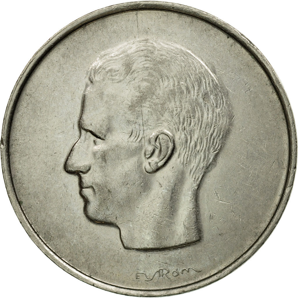 Münze, Belgien, 10 Francs, 10 Frank, 1976, Brussels, SS, Nickel, KM:156.1
