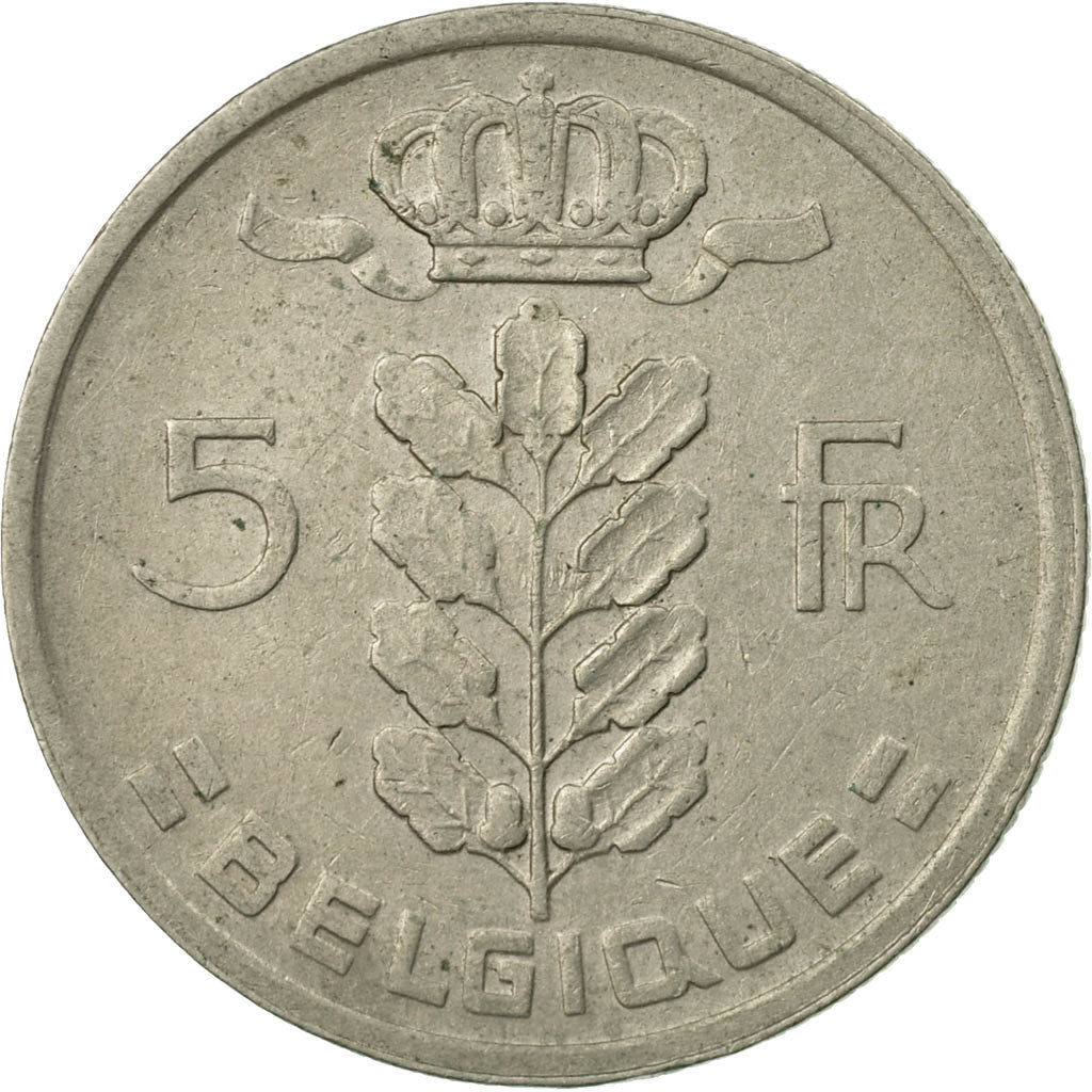 Moneda, Bélgica, 5 Francs, 5 Frank, 1949, MBC, Cobre - níquel, KM:134.1