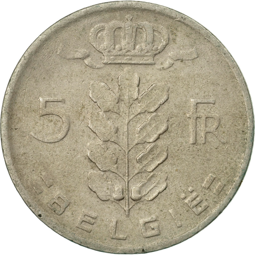 Coin, Belgium, 5 Francs, 5 Frank, 1964, EF(40-45), Copper-nickel, KM:135.1