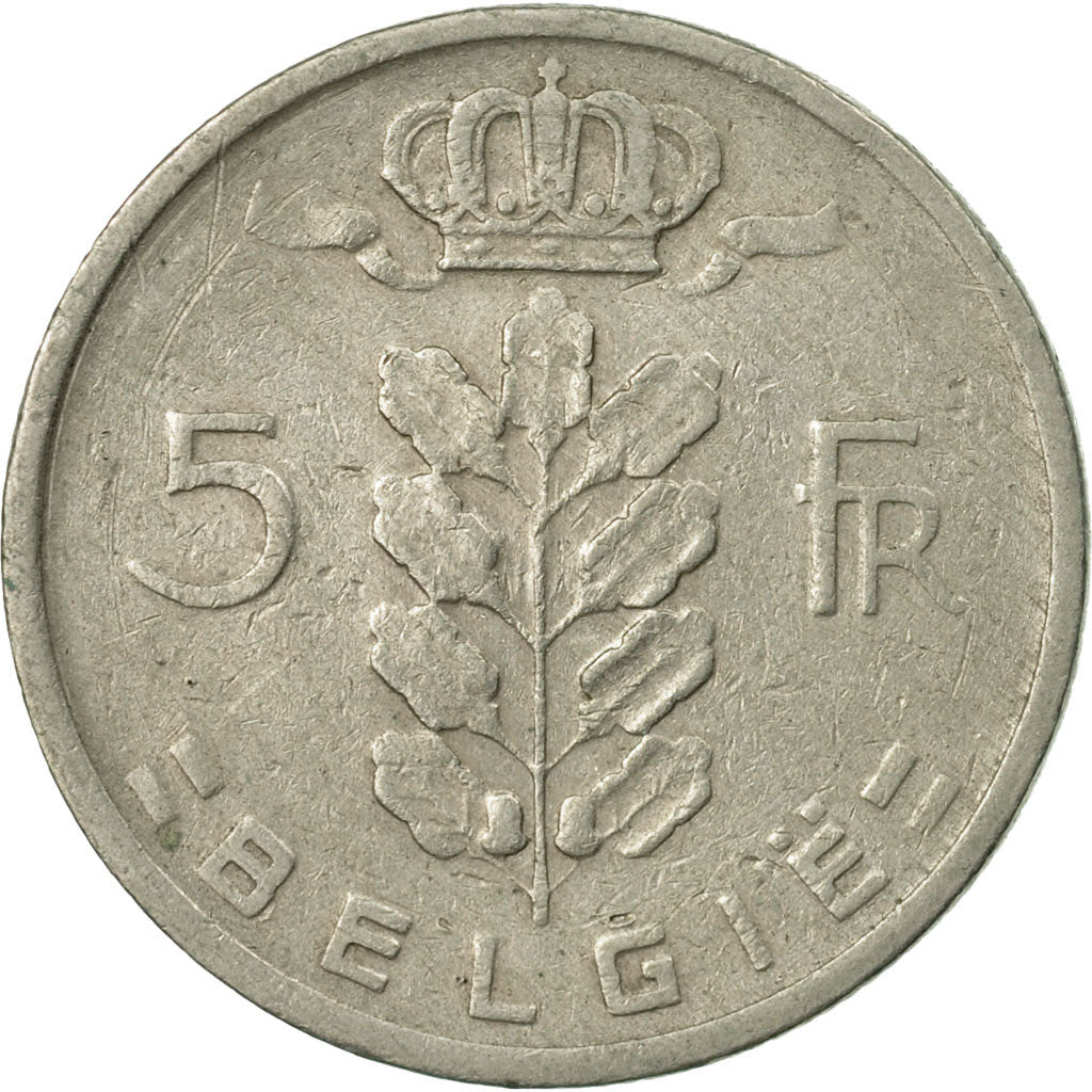 Monnaie, Belgique, 5 Francs, 5 Frank, 1960, TTB, Copper-nickel, KM:135.1