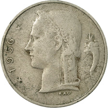 Coin, Belgium, Franc, 1956, EF(40-45), Copper-nickel, KM:143.1