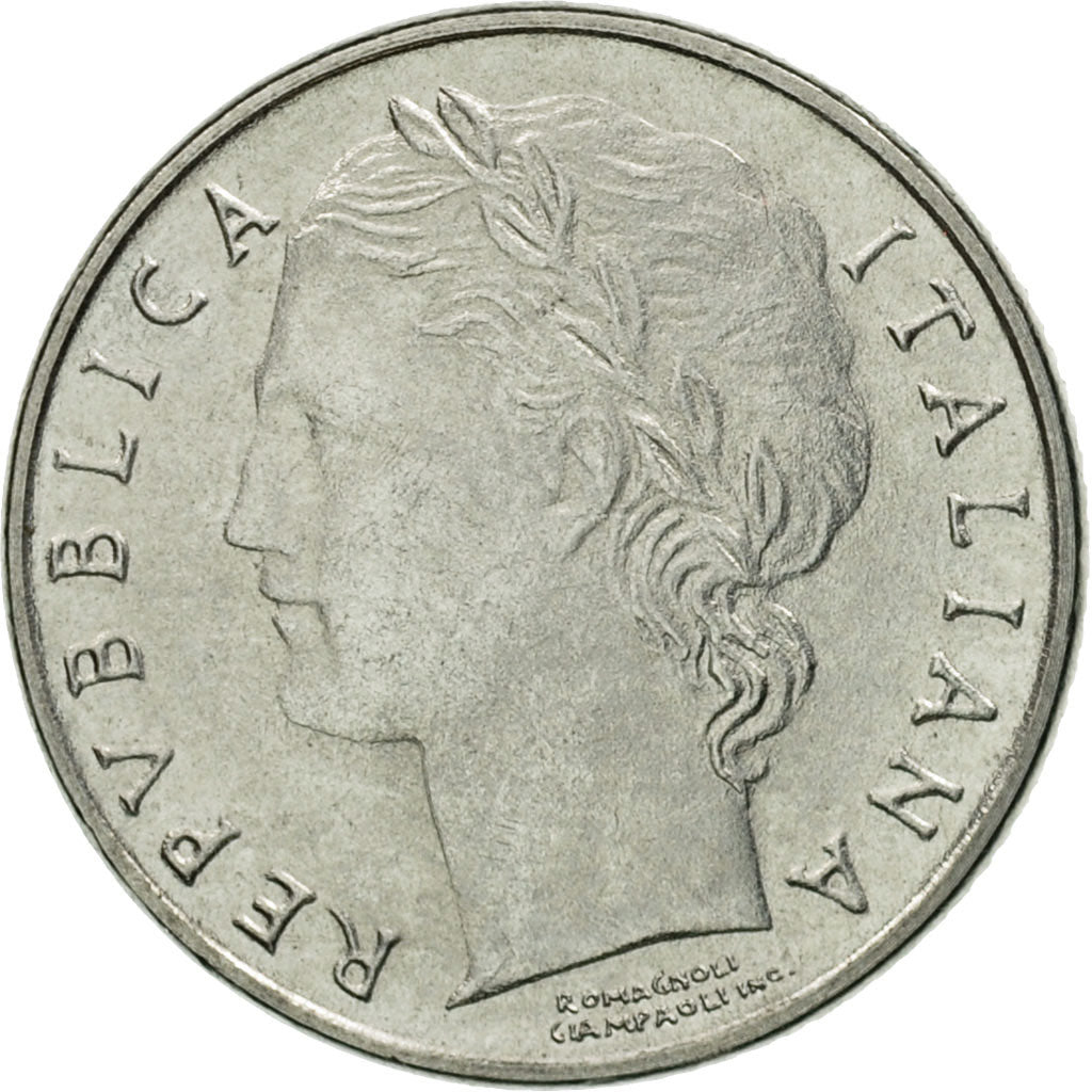 Coin, Italy, 100 Lire, 1991, Rome, AU(55-58), Stainless Steel, KM:96.2