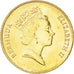 BERMUDA, Dollar, 1993, KM #56, MS(64), Nickel-Brass, 26, 7.40