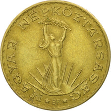 Coin, Hungary, 10 Forint, 1985, EF(40-45), Aluminum-Bronze, KM:636