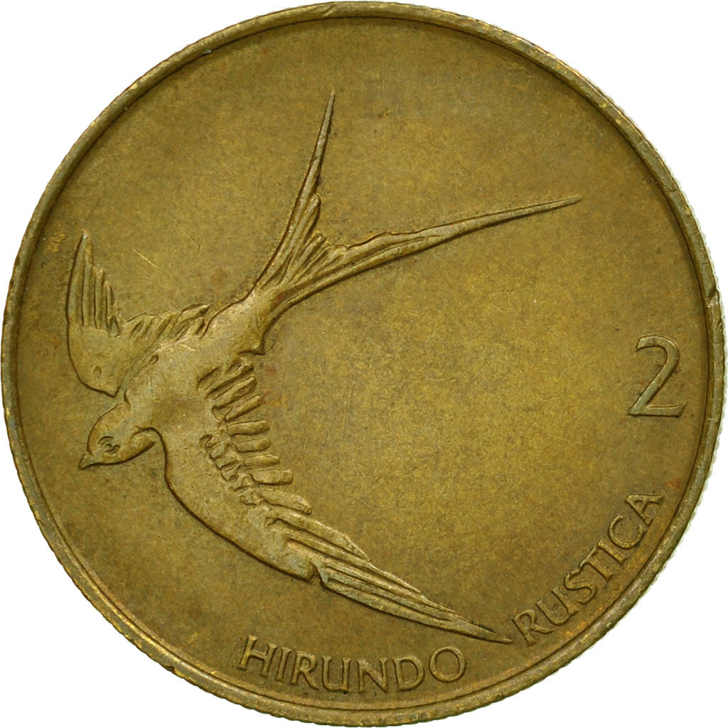 Coin, Slovenia, 2 Tolarja, 1993, EF(40-45), Nickel-brass, KM:5