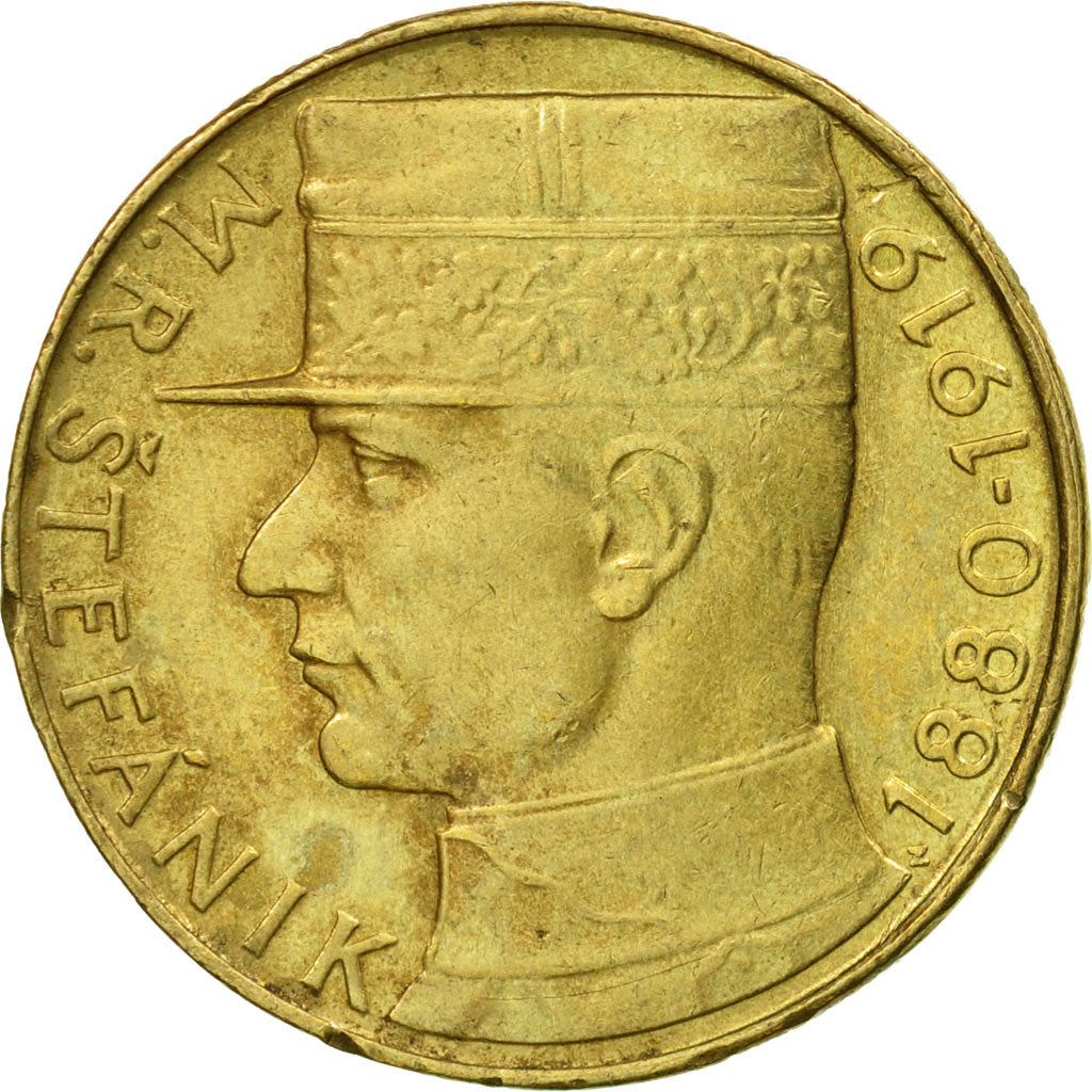 Coin, Czechoslovakia, 10 Korun, 1991, EF(40-45), Nickel-Bronze, KM:153