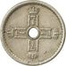 Moneta, Norwegia, Haakon VII, 25 Öre, 1949, EF(40-45), Miedź-Nikiel, KM:384