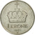 Moneda, Noruega, Olav V, Krone, 1981, MBC, Cobre - níquel, KM:419