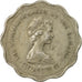 Monnaie, Bahamas, Elizabeth II, 10 Cents, 1973, Franklin Mint, U.S.A., TTB