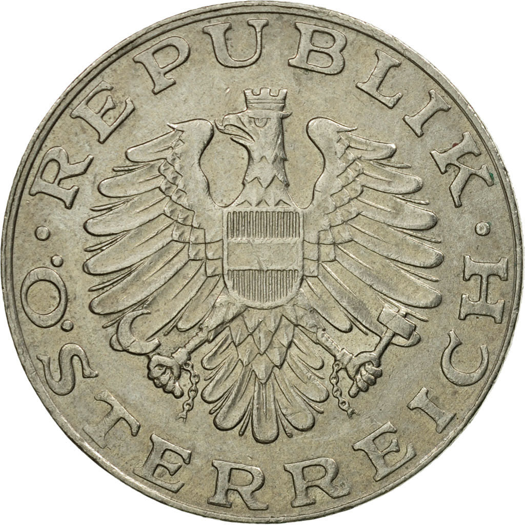 Coin, Austria, 10 Schilling, 1984, EF(40-45), Copper-Nickel Plated Nickel