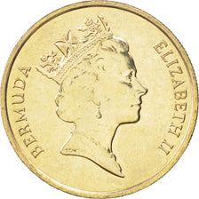 BERMUDA, 25 Cents, 1993, KM #47, MS(64), Copper-Nickel, 24.15, 6.00