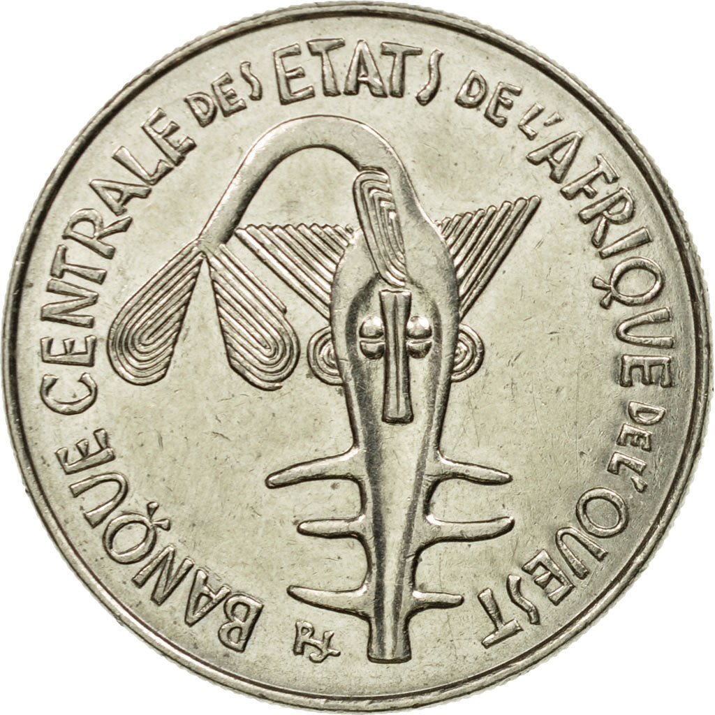 Coin, West African States, 100 Francs, 1987, Paris, EF(40-45), Nickel, KM:4