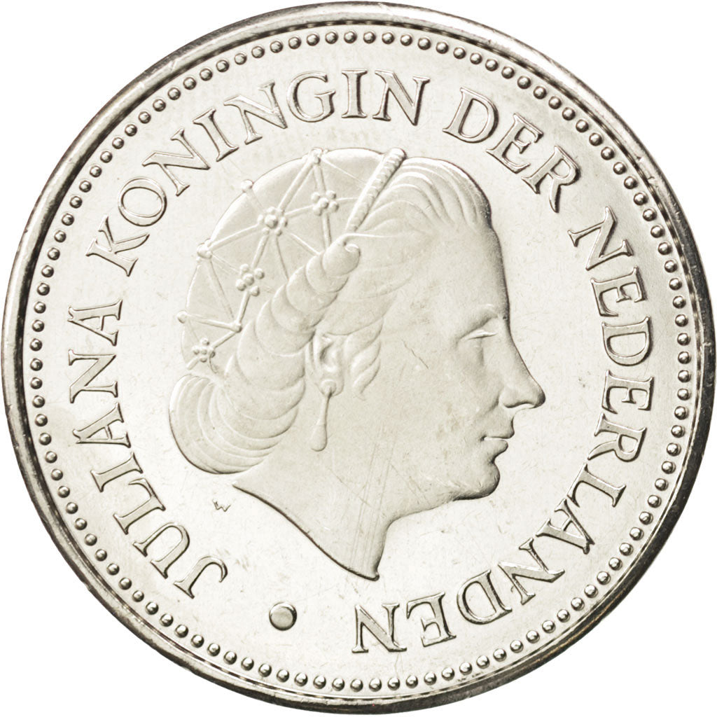 NETHERLANDS ANTILLES, 2-1/2 Gulden, 1979, KM #19, MS(65-70), Nickel, 32, 13.82