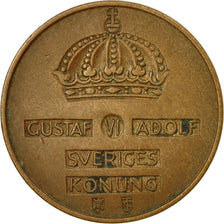 Coin, Sweden, Gustaf VI, 5 Öre, 1957, EF(40-45), Bronze, KM:822