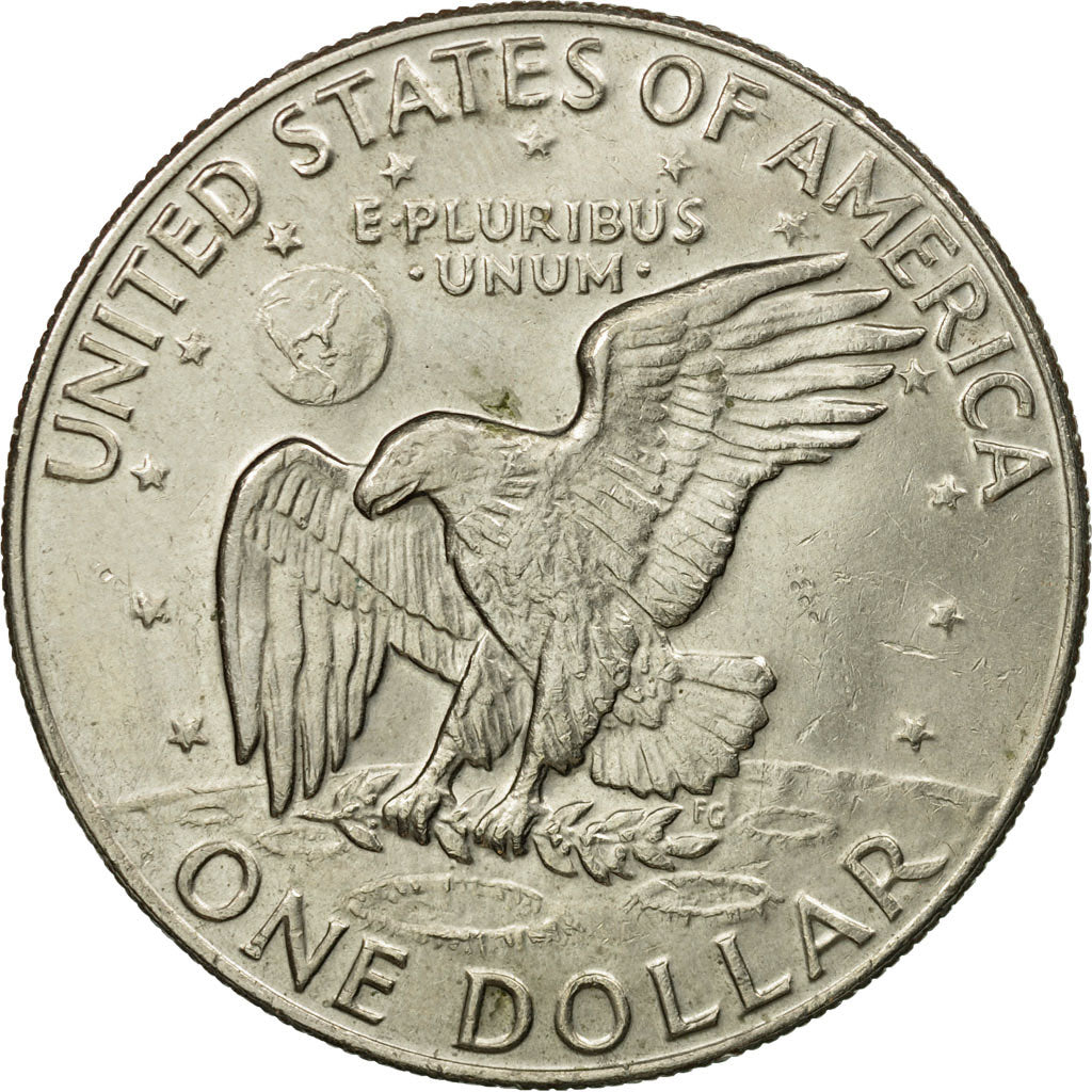 Coin, United States, Eisenhower Dollar, Dollar, 1974, U.S. Mint, Denver