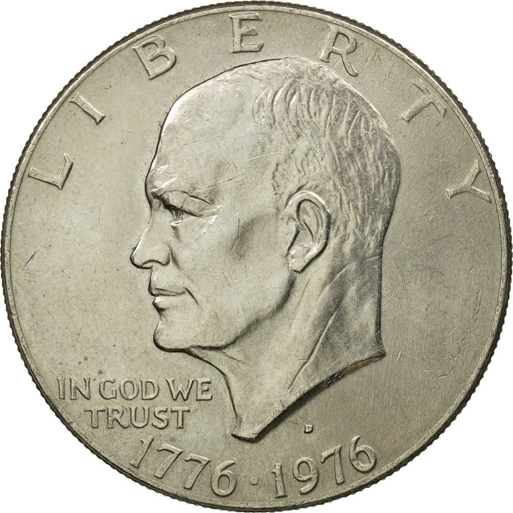 Coin, United States, Eisenhower Dollar, Dollar, 1976, U.S. Mint, Denver