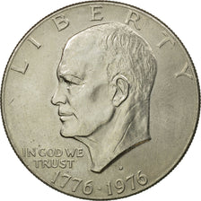 Coin, United States, Eisenhower Dollar, Dollar, 1976, U.S. Mint, Denver