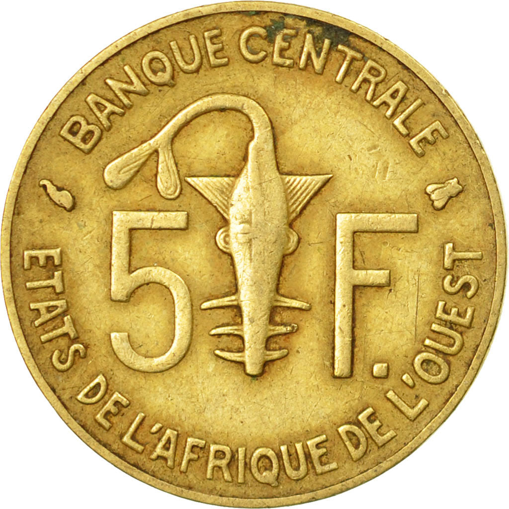 Coin, West African States, 5 Francs, 1999, Paris, EF(40-45)