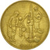 Coin, West African States, 10 Francs, 2001, Paris, EF(40-45), Aluminum-Bronze