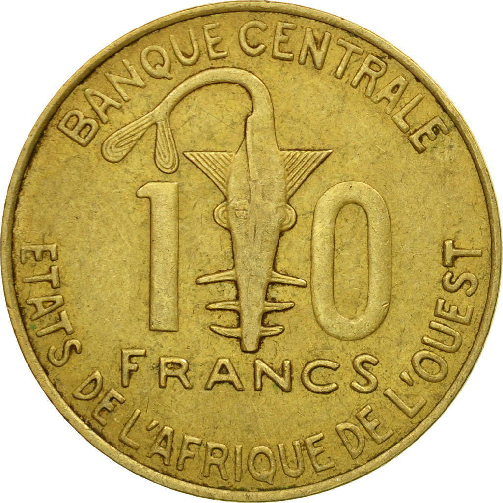 Monnaie, West African States, 10 Francs, 2006, Paris, TTB, Aluminum-Bronze