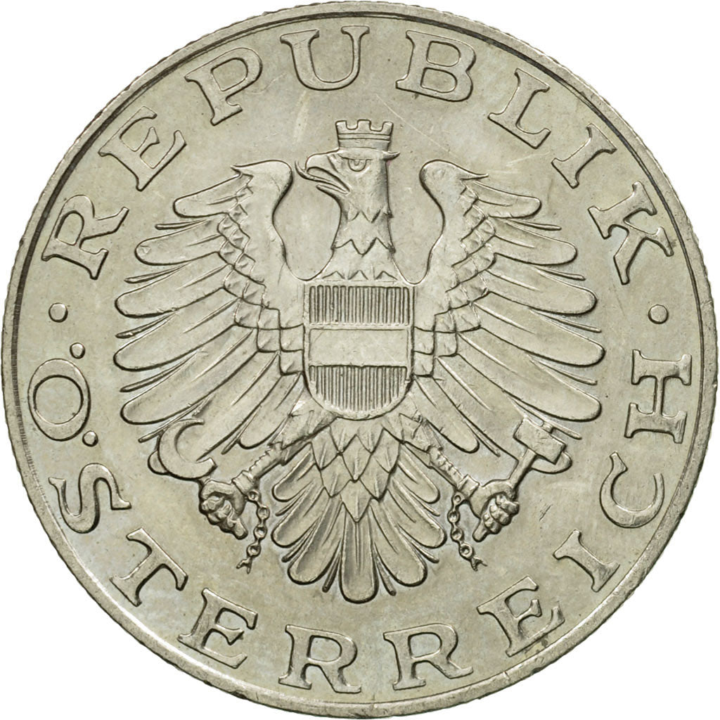 Coin, Austria, 10 Schilling, 1998, AU(55-58), Copper-Nickel Plated Nickel