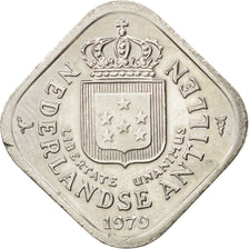 NETHERLANDS ANTILLES, 5 Cents, 1979, KM #13, MS(63), Copper-Nickel, 18.3, 4.55