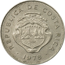Coin, Costa Rica, 50 Centimos, 1978, EF(40-45), Copper-nickel, KM:189.3