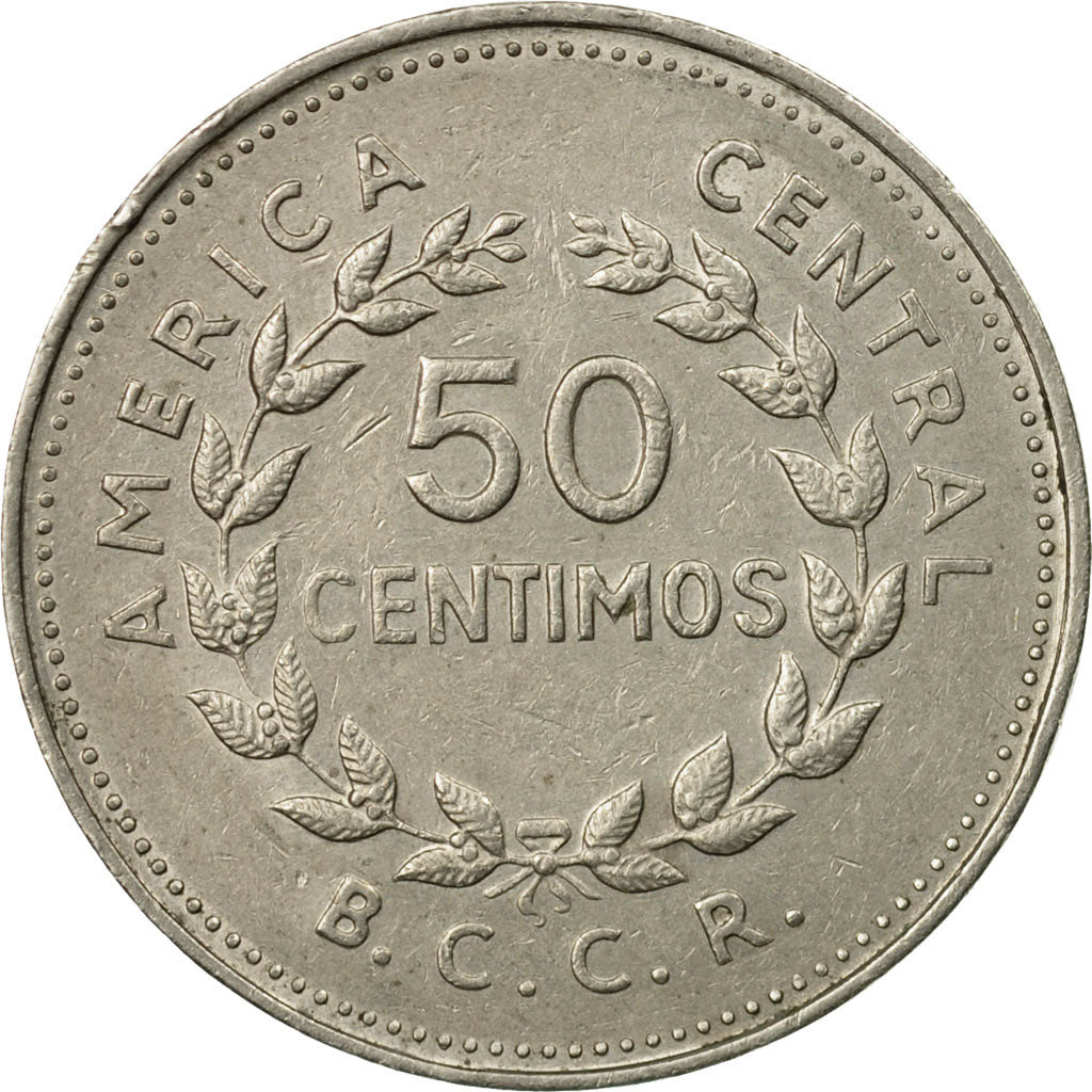 Coin, Costa Rica, 50 Centimos, 1978, EF(40-45), Copper-nickel, KM:189.3