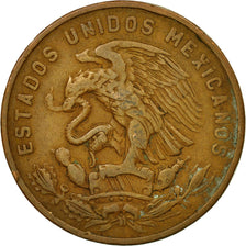 Coin, Mexico, 20 Centavos, 1960, Mexico City, EF(40-45), Bronze, KM:440