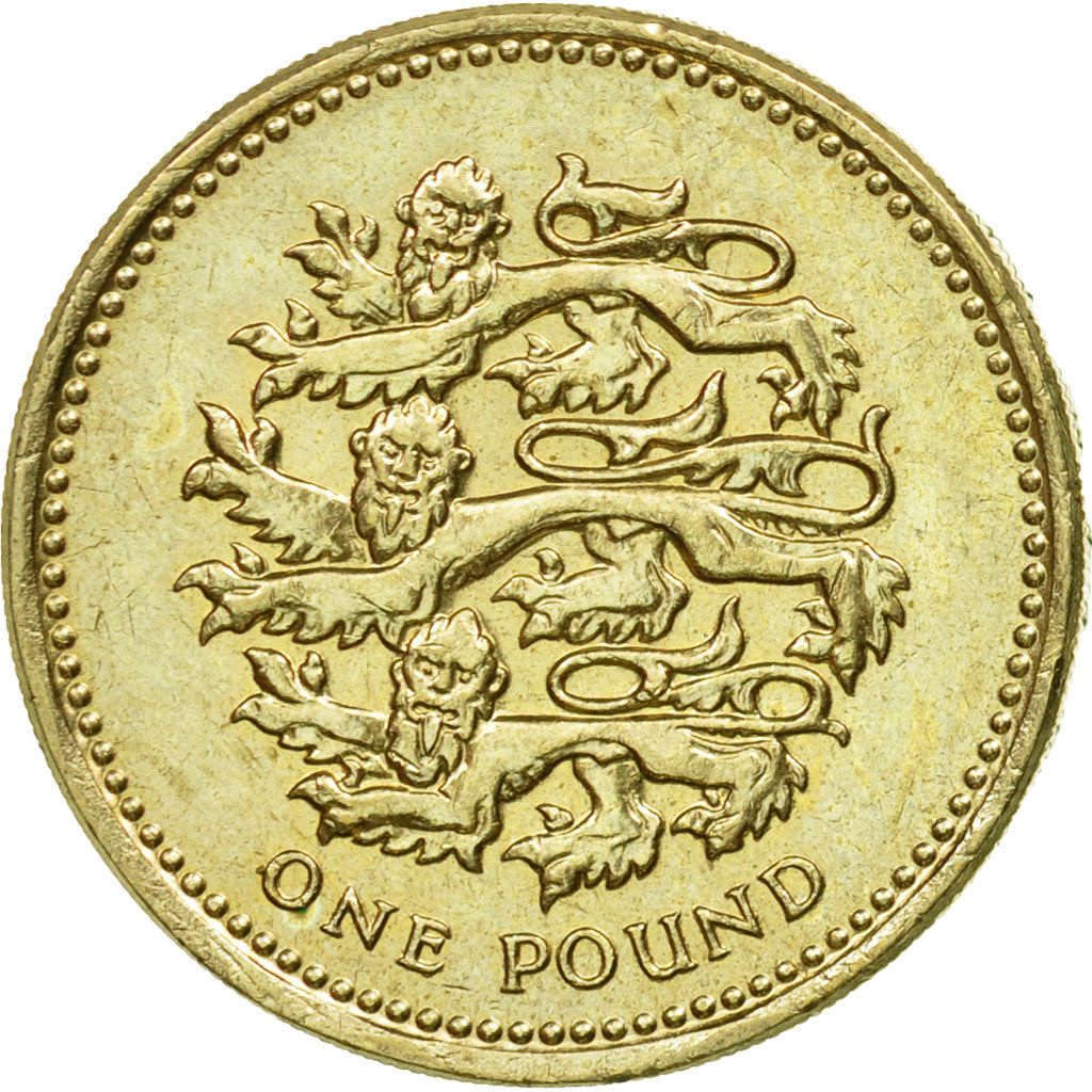 Coin, Great Britain, Elizabeth II, Pound, 1997, EF(40-45), Nickel-brass, KM:975