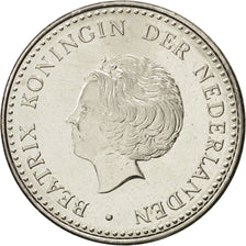 NETHERLANDS ANTILLES, 2-1/2 Gulden, 1981, KM #25, MS(63), Nickel, 32, 13.96